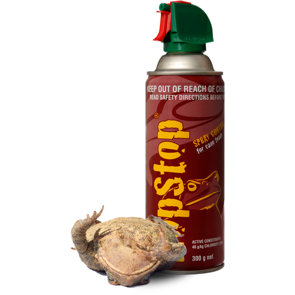 HopStop Aerosol for the Control of Cane Toads 300g Chloroxylenol 