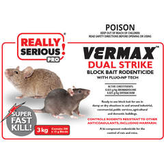 Really Serious! Pro® Vermax Rat & Mice Block Bait Bromadiolone 